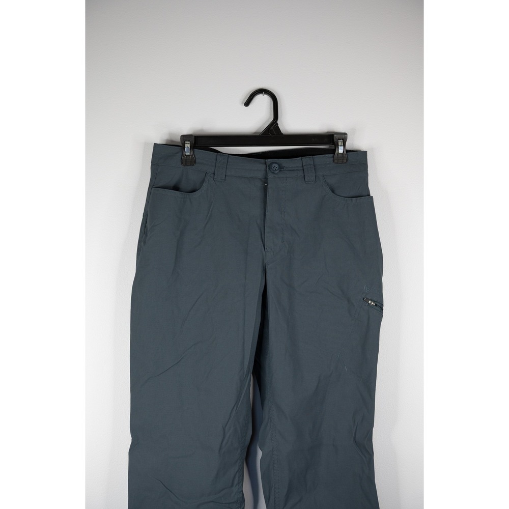 Eddie Bauer Fleece Lined Pants Womens 10 Blue Excellent Winter Hiking Outdoor - Picture 2 of 8